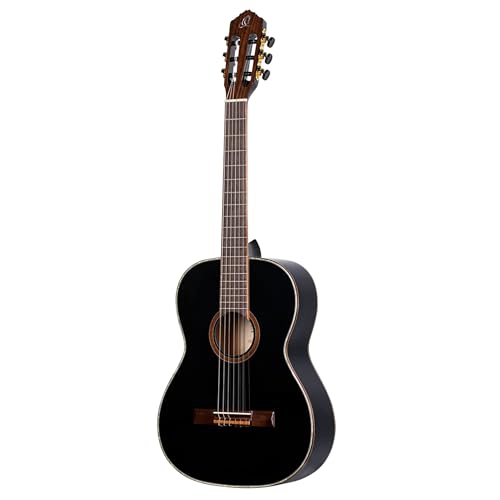 ortega-guitars-r221bk-7-8-chitarra-classica-concerto-7-8-nera image 8