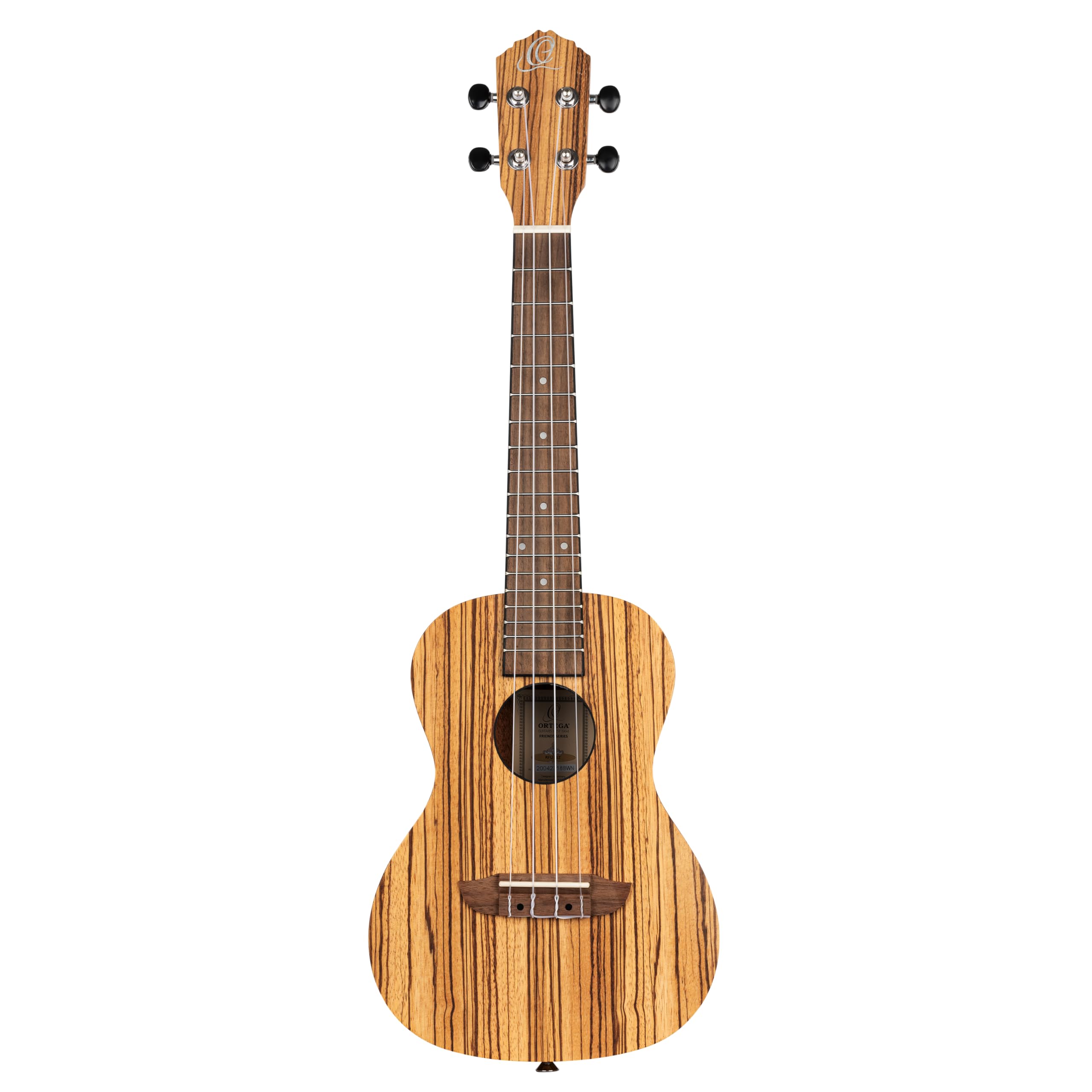 ortega-guitars-rfu11z-ukulele-concerto-zebrawood-naturale image 2