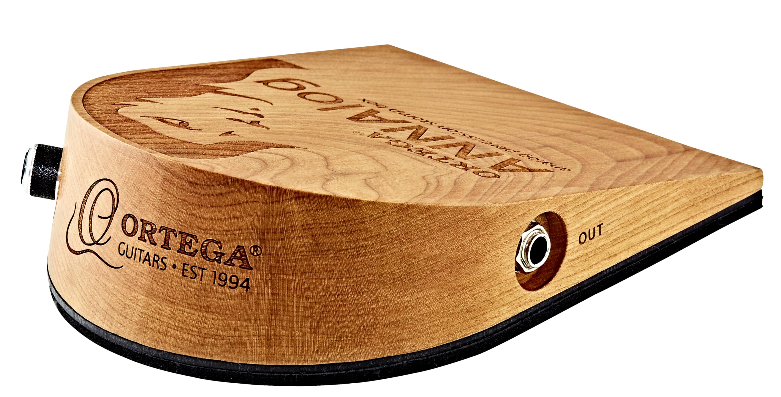 ortega-guitars-annalog-stomp-box-pedale-percussivo-in-legno-di-ciliegio image 3