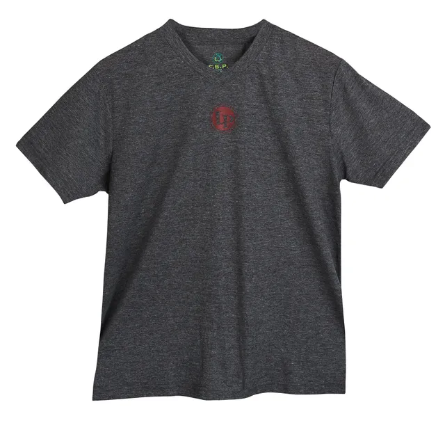 latin-percussion-maglietta-donna-scollo-a-v-grigio-charcoal-we-are-rhythm image 1