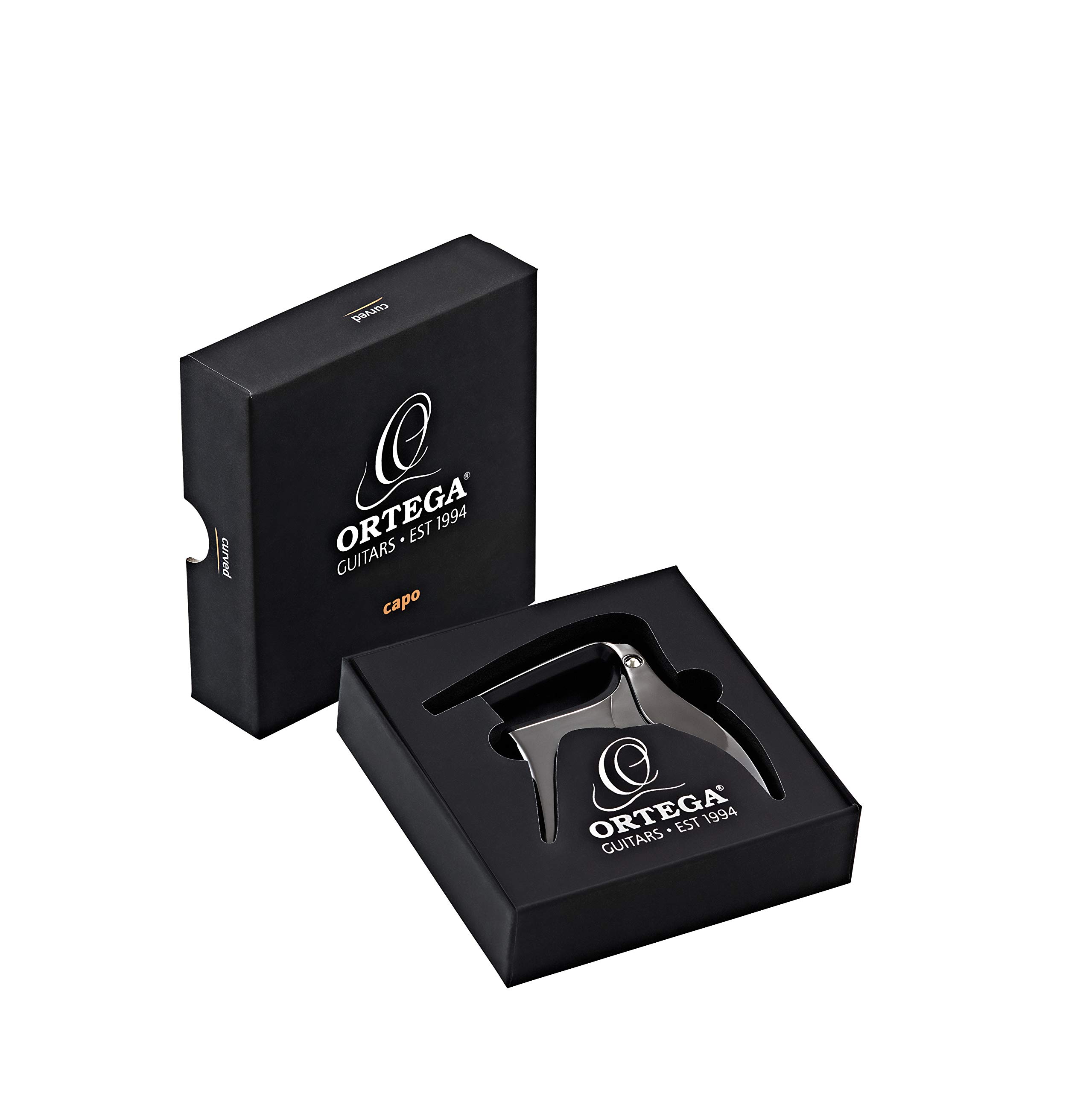 ortega-guitars-ocapocv-bcr-capotasto-curvo-special-edition-nero-cromato-con-gift image 2