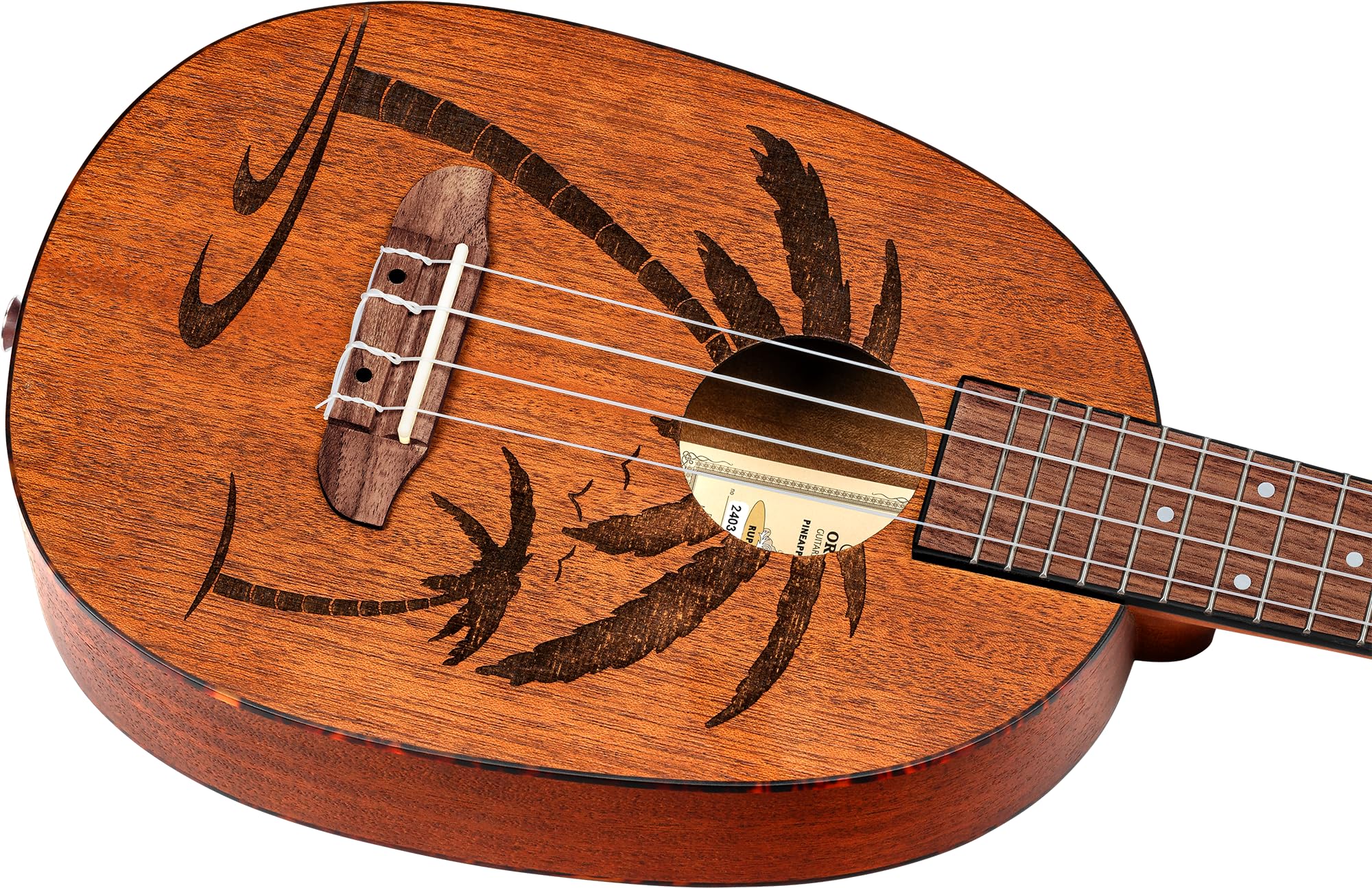 ortega-guitars-bonfire-series-rupa5mm-ukulele-concerto-ananas-in-sapele-natural image 3