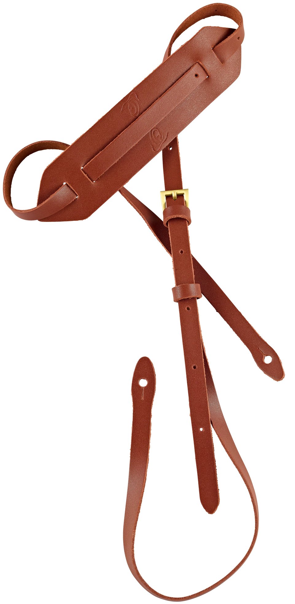 ortega-guitars-osm-br-tracolla-mandolino-regolabile-vera-pelle-brown image 1