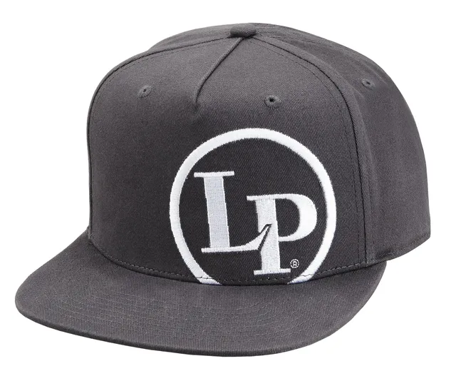 latin-percussion-lp-logo-cap-charcoal-cappellino-snapback image 1