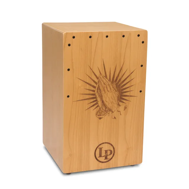 latin-percussion-cajon-praise-praying-hands-white-nema image 1