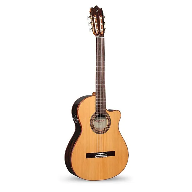 alhambra-guitarras-iberia-ziricote-4z-chitarra-classica-cutaway-elettrificata image 1