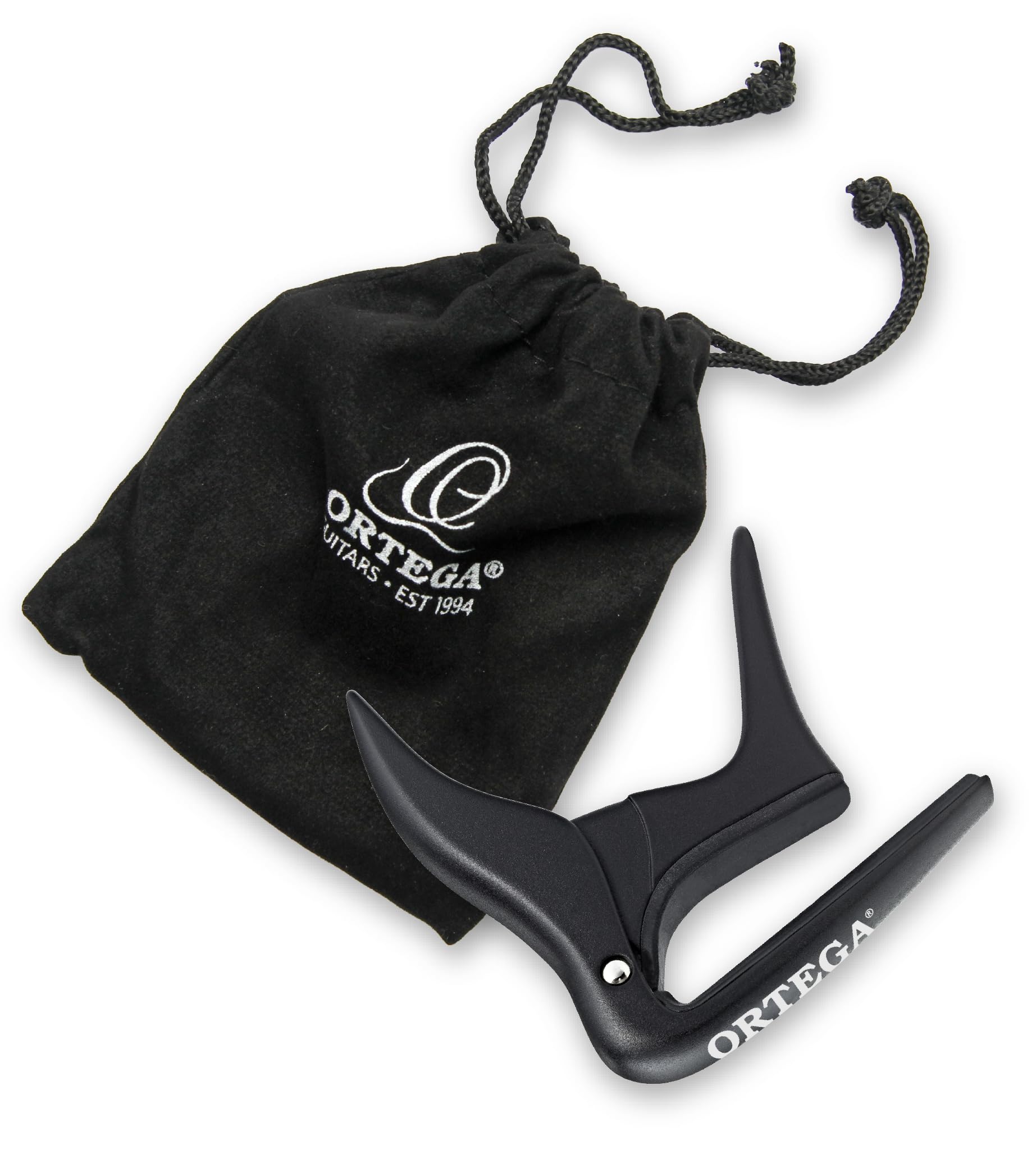ortega-guitars-ocapocv-sbk-capotasto-classico-ricurvo-nero-lega-di-alluminio image 2
