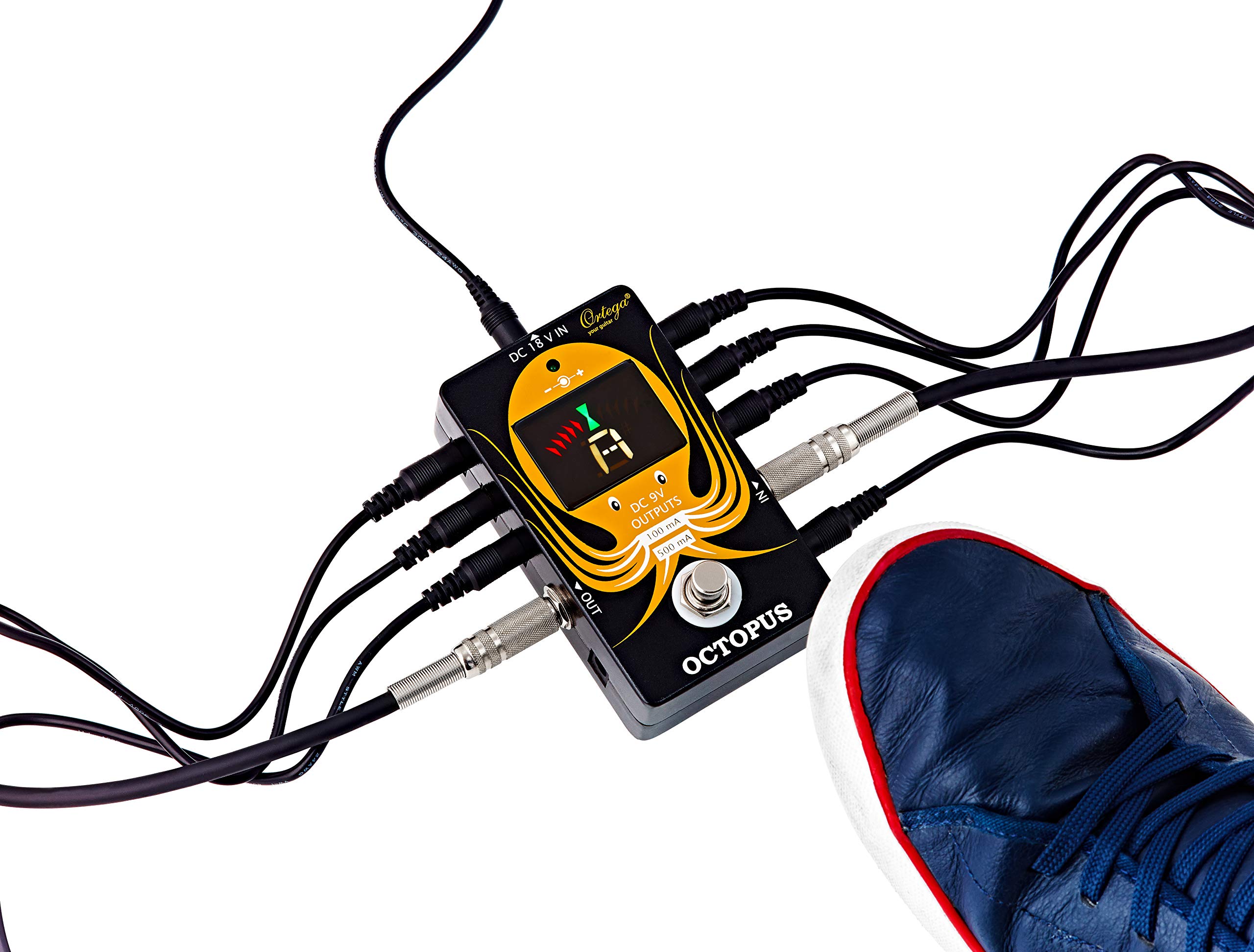 ortega-octopus-alimentatore-pedali-power-plant-8-uscite-con-cavi image 4