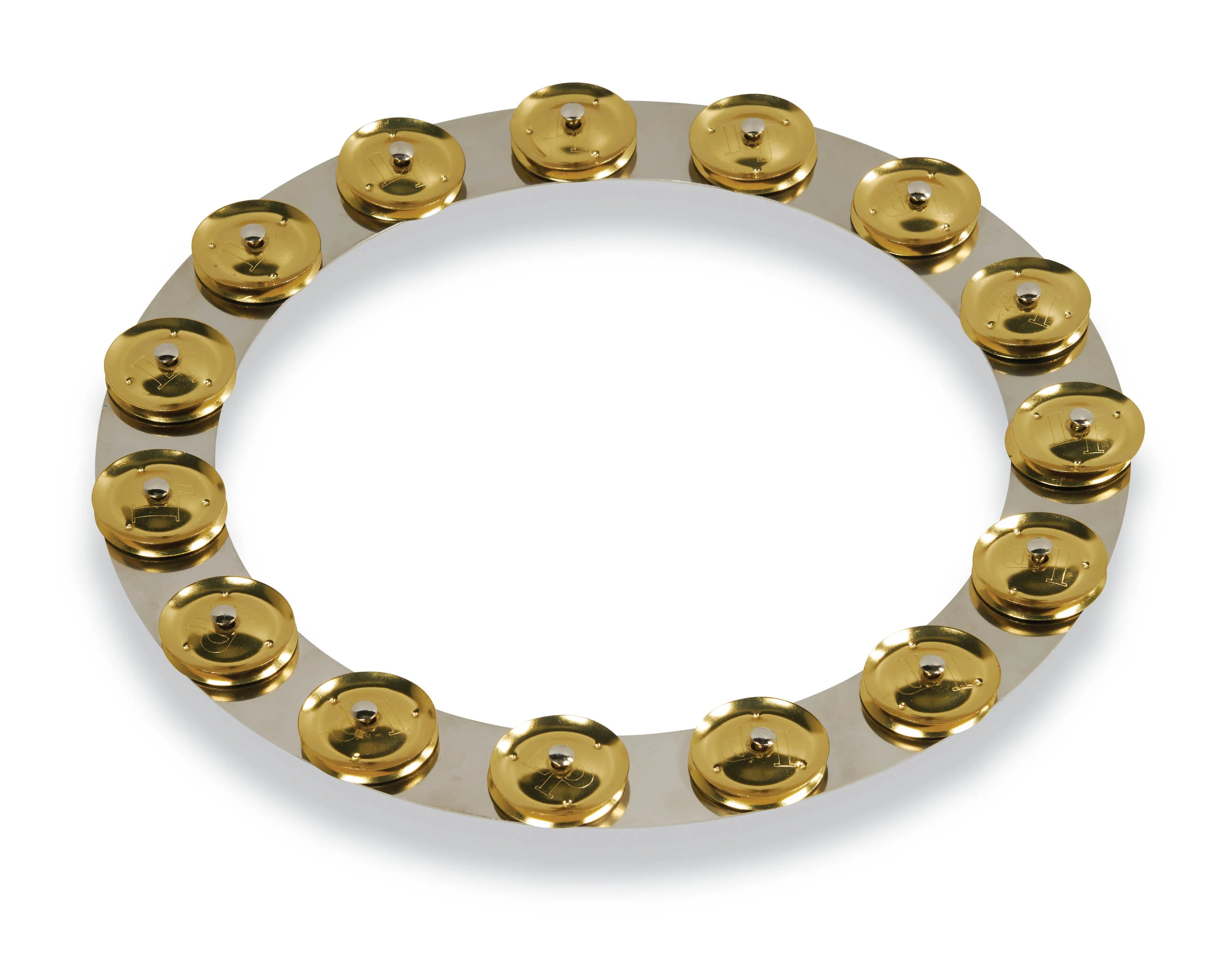 latin-percussion-tambo-ring-steel-14-con-jingle-in-ottone image 2