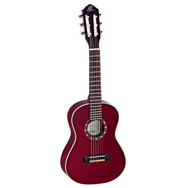 ortega-guitars-family-series-r121-1-4wr-chitarra-concerto-1-4-rossa-mogano-abete image 1