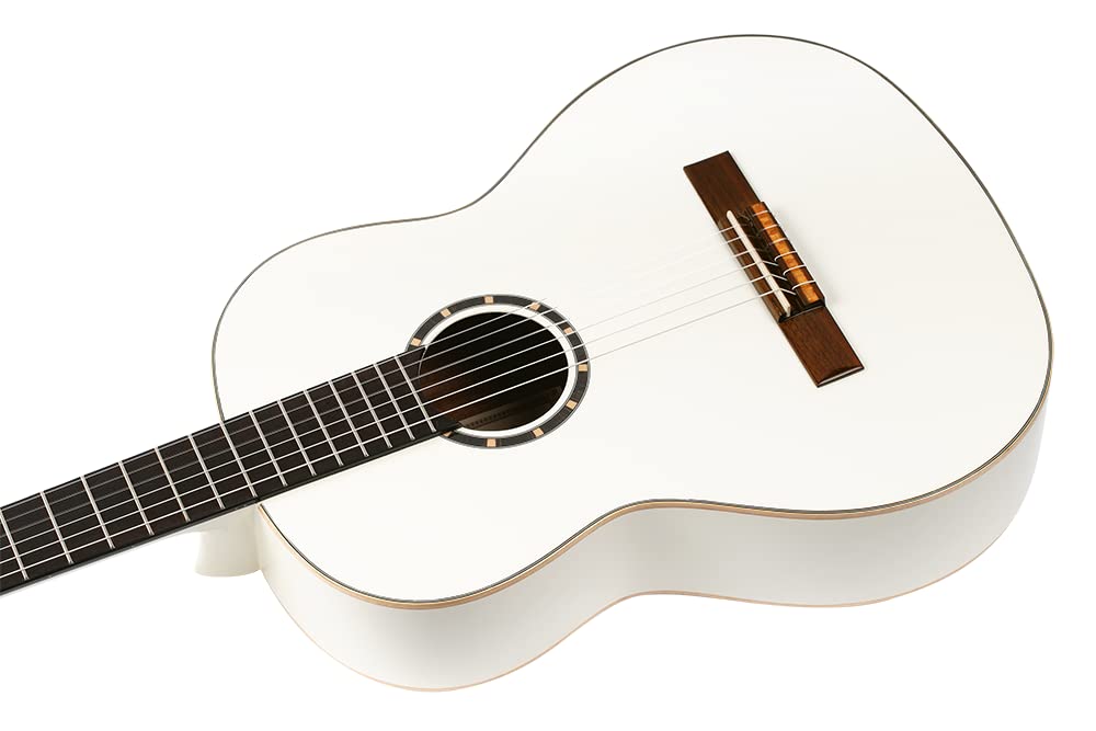 ortega-guitars-r121snwh-family-series-chitarra-classica-concerto-bianca image 3