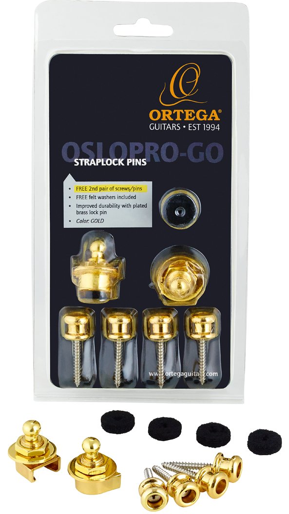 ortega-guitars-oslopro-go-strap-lock-oro-per-chitarra-e-basso image 1
