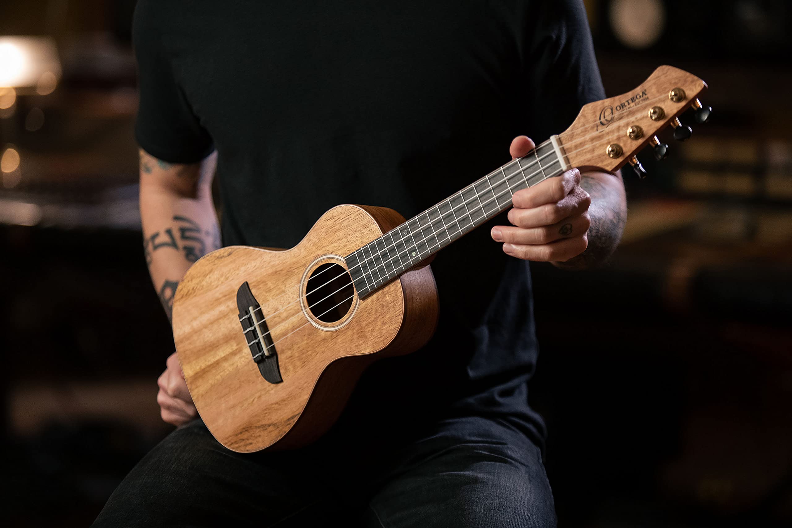 ortega-guitars-rumg-horizon-series-ukulele-concerto-acustico-mango-con-gig-bag image 5