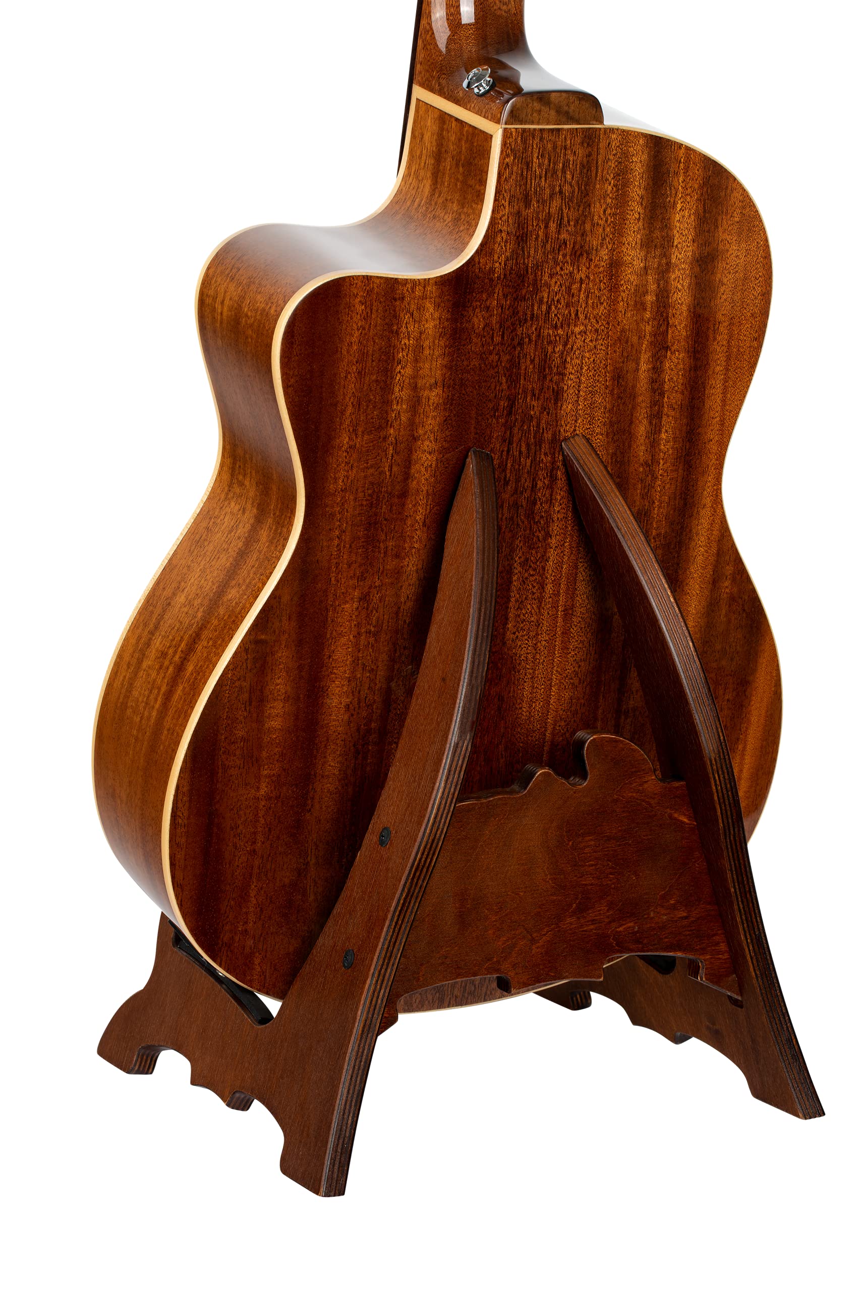 ortega-guitars-owgs-1-supporto-per-chitarra-in-legno-di-mogano-marrone image 3