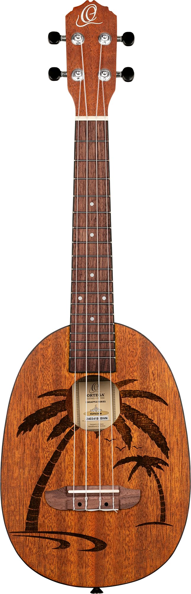 ortega-guitars-bonfire-series-rupa5mm-ukulele-concerto-ananas-in-sapele-natural image 2