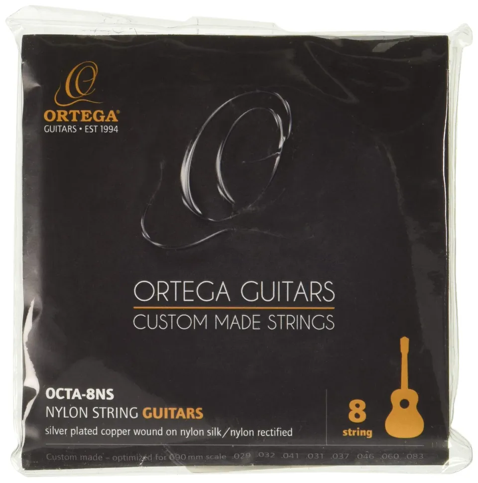 ortega-guitars-octa-8ns-set-8-corde-nylon-rame-argentato-pyramid image 1