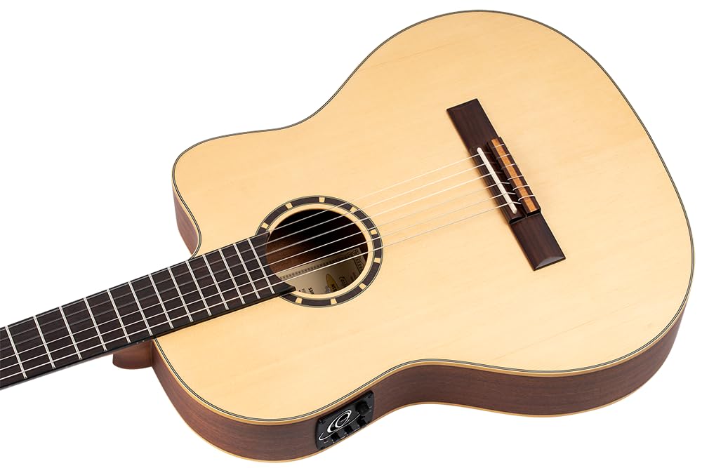 ortega-rce125sn-family-chitarra-classica-thinline-elettrificata-slim-neck-con-gi image 3