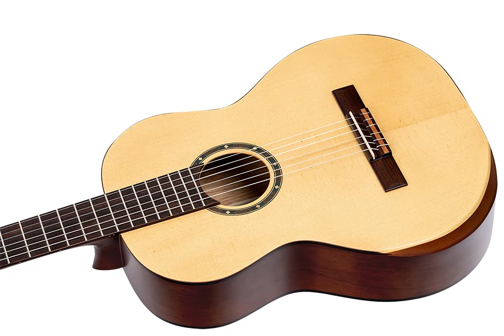 ortega-guitars-family-series-pro-chitarra-acustica-classica-6-corde-cedro-sapele image 8