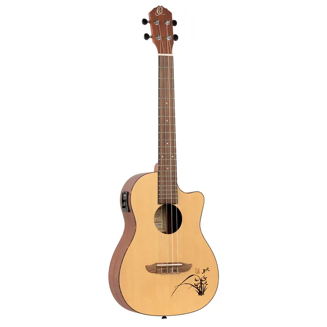 ortega-guitars-ru5ce-ba-ukulele-baritono-elettro-acustico-bonfire-series-abete-s image 1