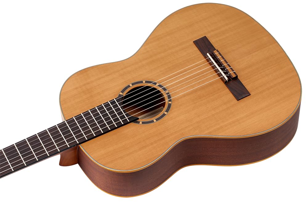 ortega-guitars-r122-chitarra-classica-4-4-cedro-mogano-con-gig-bag image 3