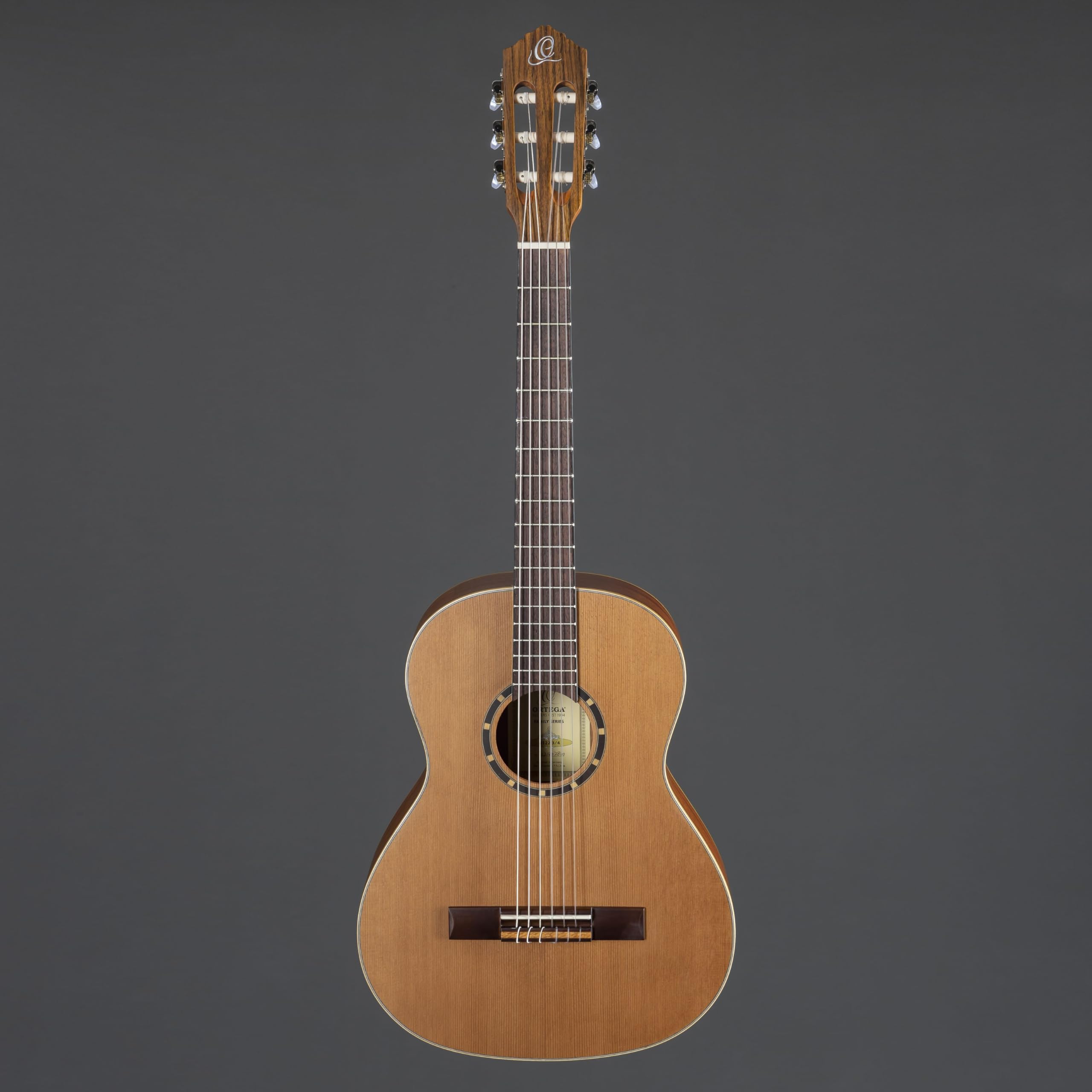 ortega-guitars-r122-3-4-chitarra-classica-3-4-mogano-cedro-con-gig-bag image 2