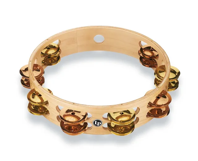 latin-percussion-pro-tamburello-doppia-corona-ottone-bronzo-10 image 1