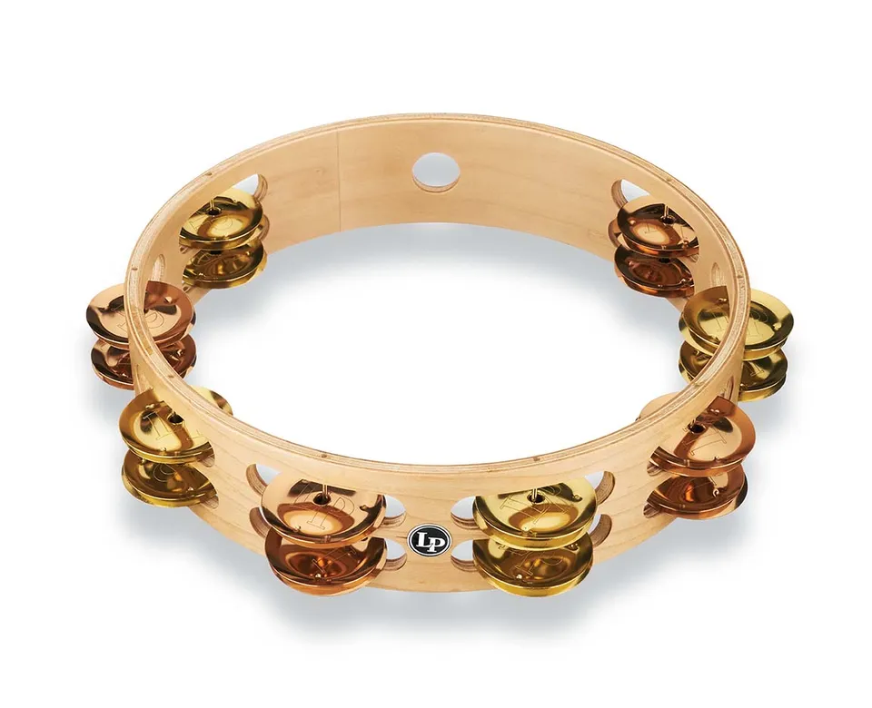 latin-percussion-pro-tamburello-doppia-corona-ottone-bronzo-10 image 1
