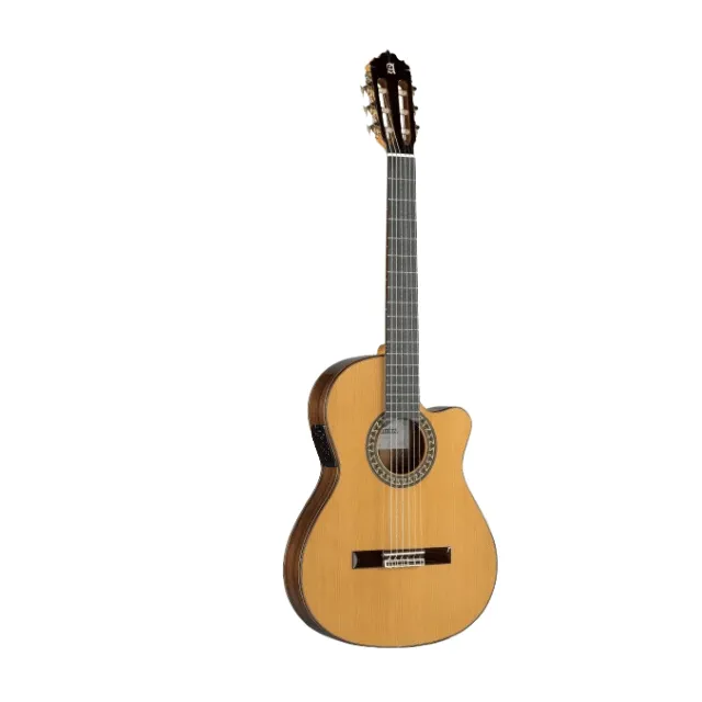 alhambra-guitarras-5p-ct-e2-chitarra-classica-cutaway-elettrificata image 1