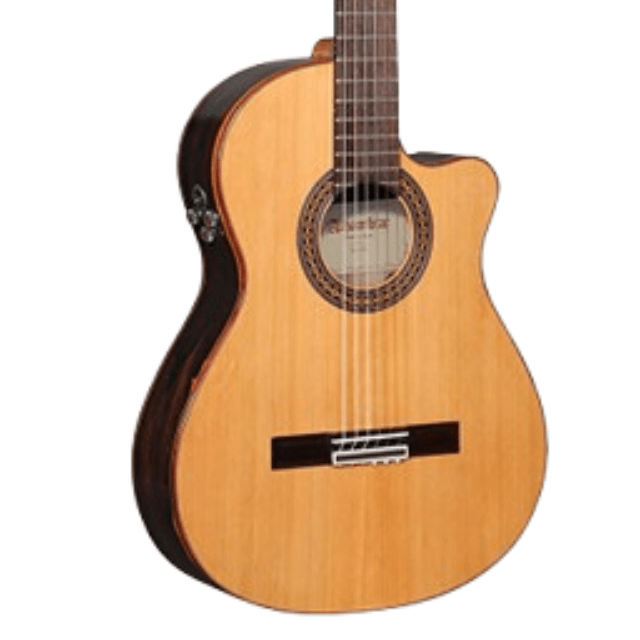 alhambra-guitarras-iberia-ziricote-4z-chitarra-classica-cutaway-elettrificata image 3