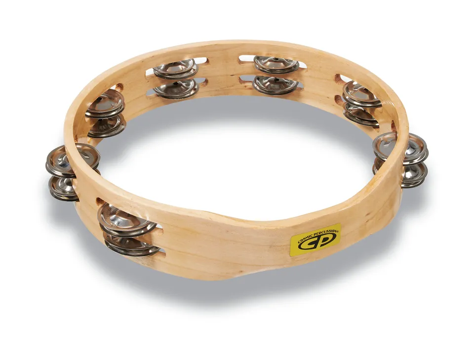 latin-percussion-cp-tamburello-double-row-steel-10-pollici image 1