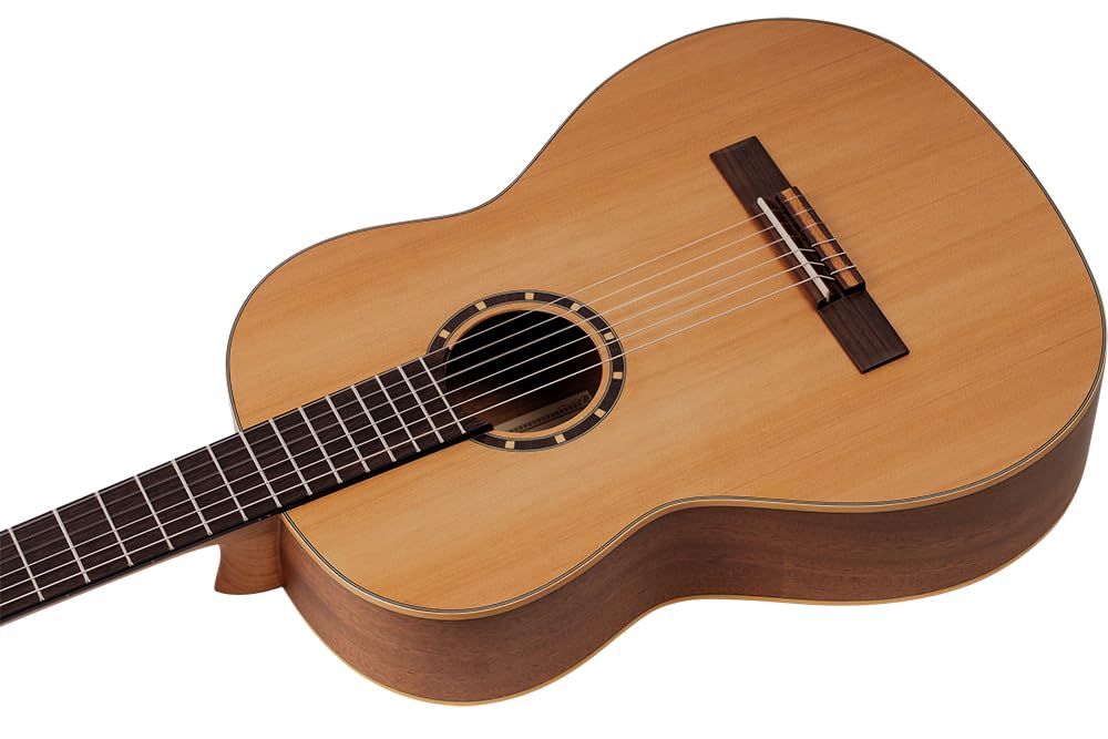 ortega-guitars-r122sn-chitarra-classica-4-4-slim-neck-cedro-con-gig-bag image 3