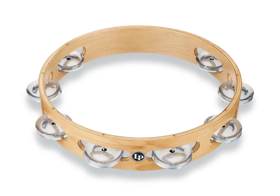 latin-percussion-pro-tamburello-10-singola-fila-alluminio image 1
