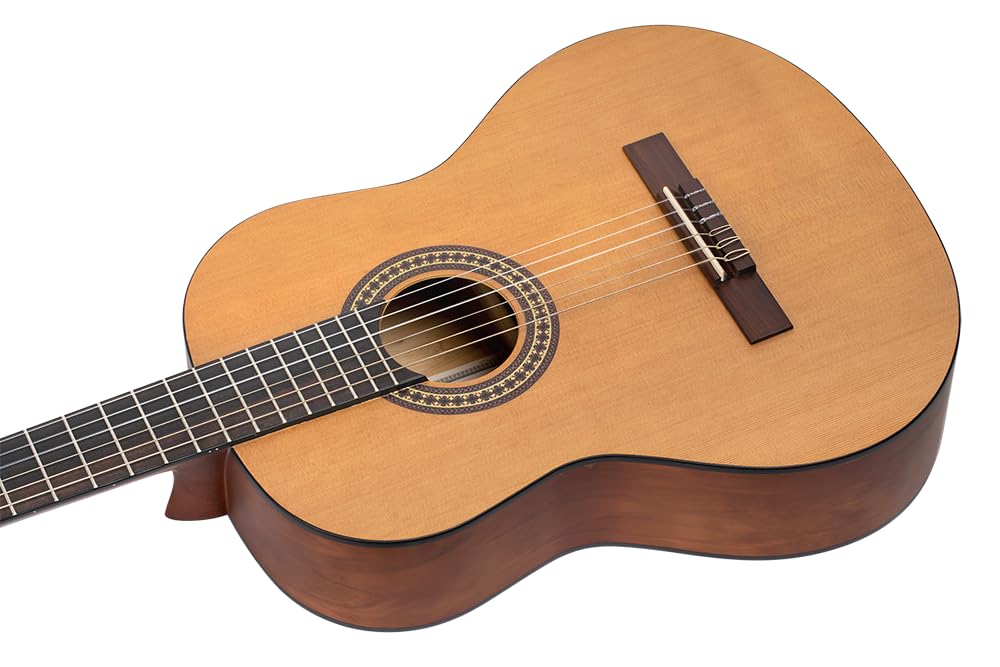 ortega-guitars-rstc5m-chitarra-classica-4-4-serie-student-top-cedro image 3