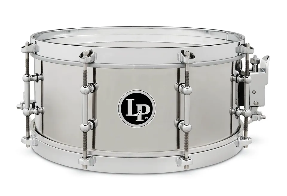 latin-percussion-salsa-snare-in-acciaio-13-x-5-1-2 image 1