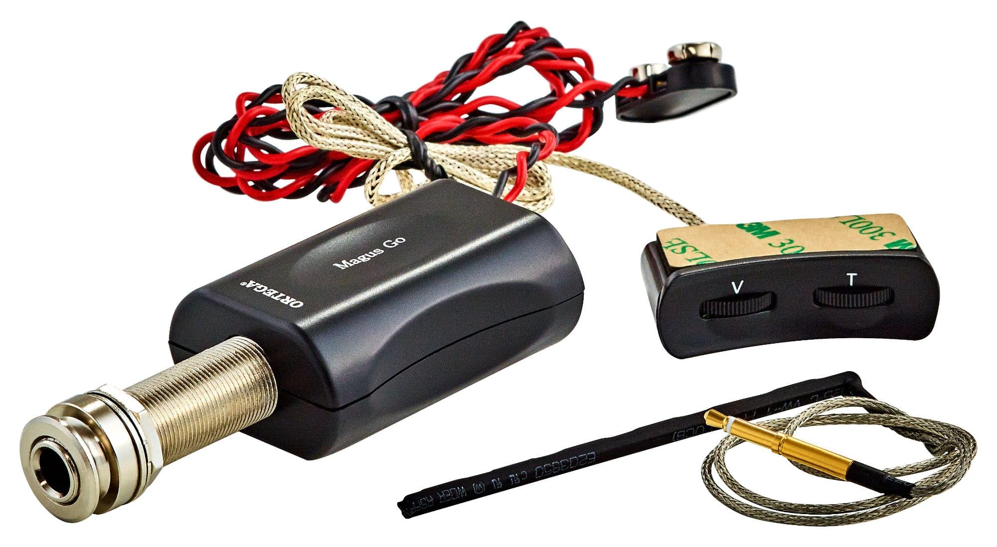 ortega-guitars-magusukego-set-preamplificatore-ukulele-con-jack-e-4-barrette-pie image 1