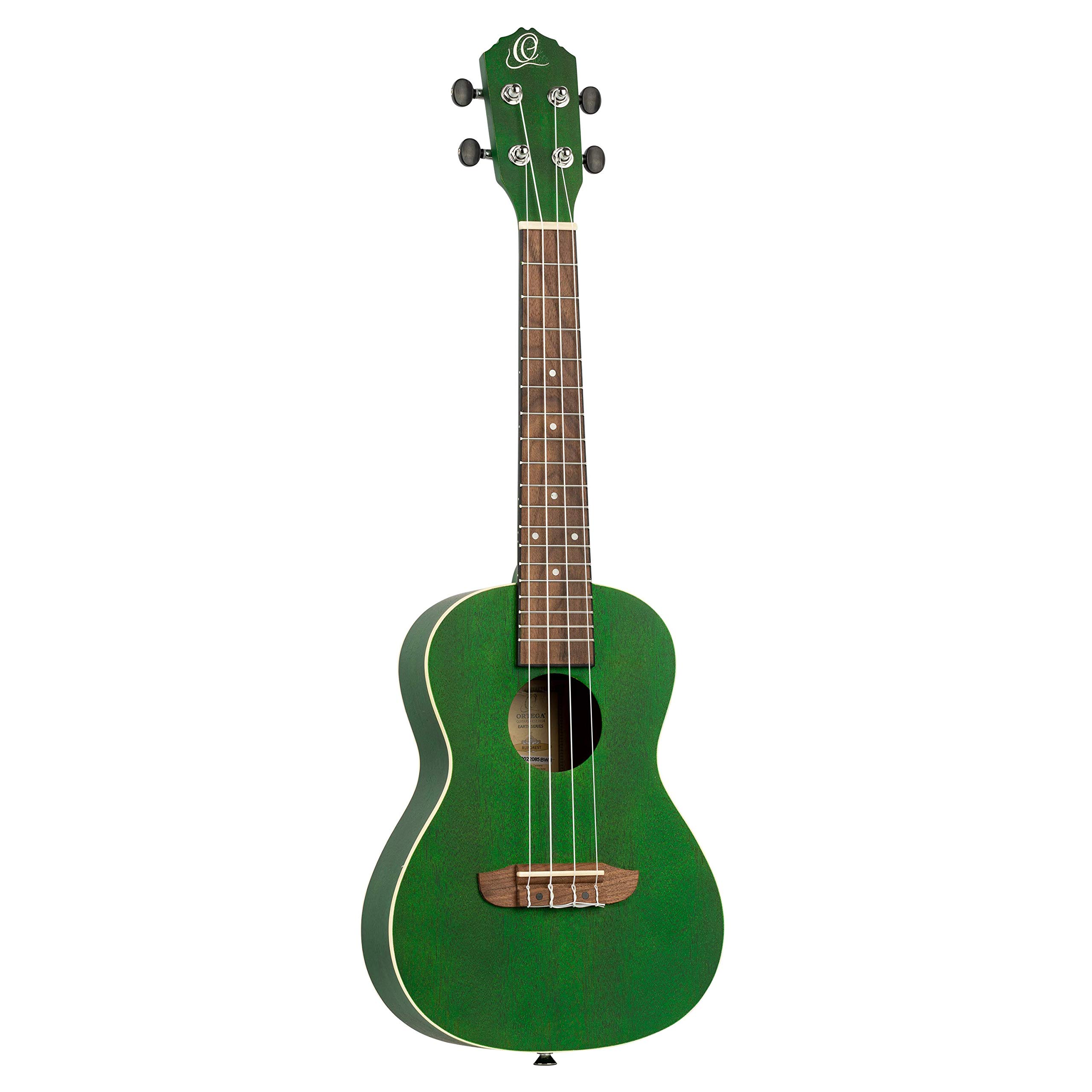 ortega-guitars-ruforest-earth-series-ukulele-concerto-acustico-okoume-verde-scur image 1