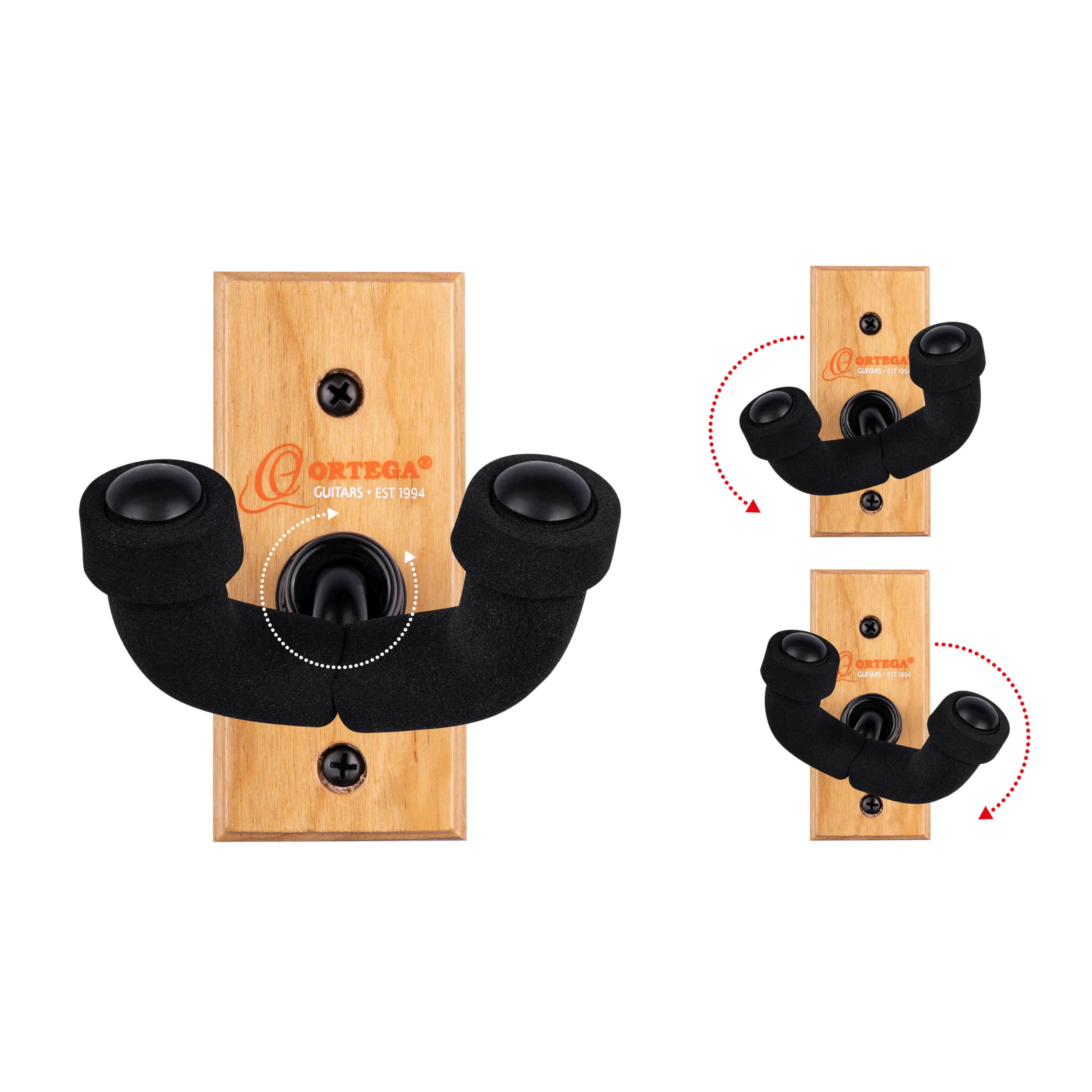 ortega-guitars-ouh-1cw-gancio-da-parete-per-ukulele-in-legno-di-ciliegio image 2