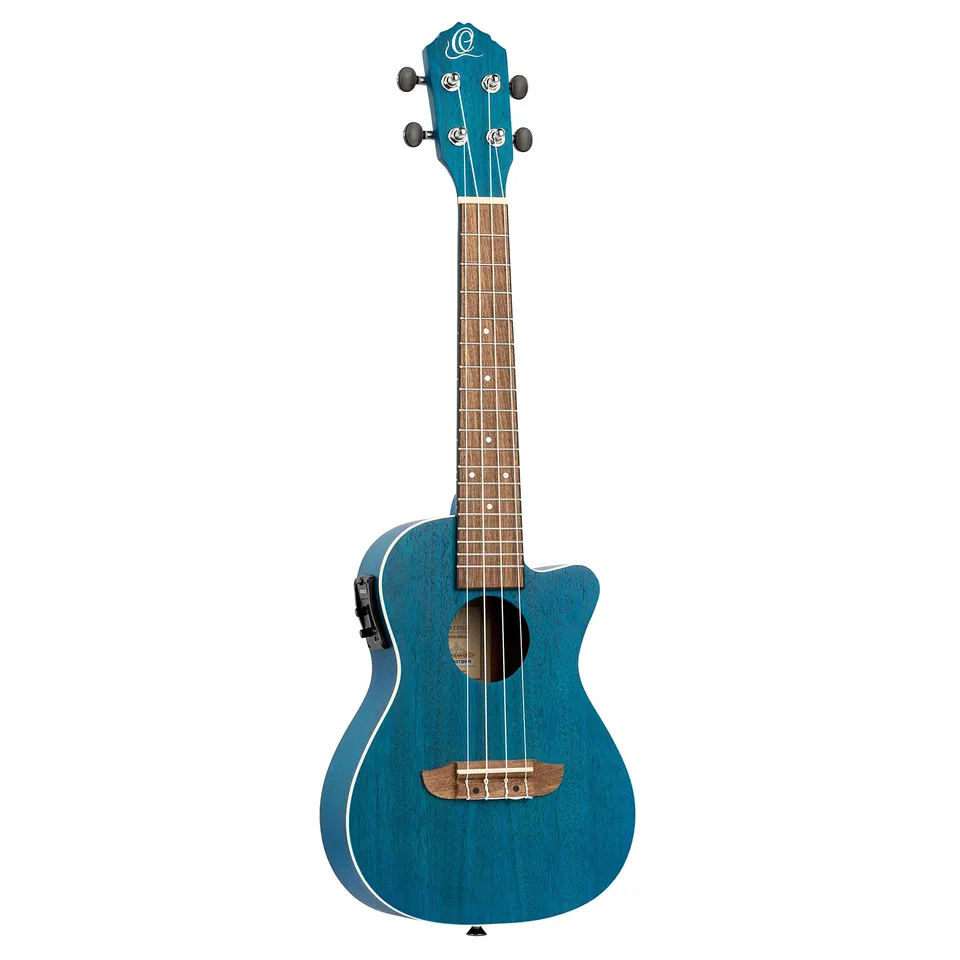 ortega-guitars-ruocean-ce-ukulele-concerto-elettrificato-okoume-blu image 1