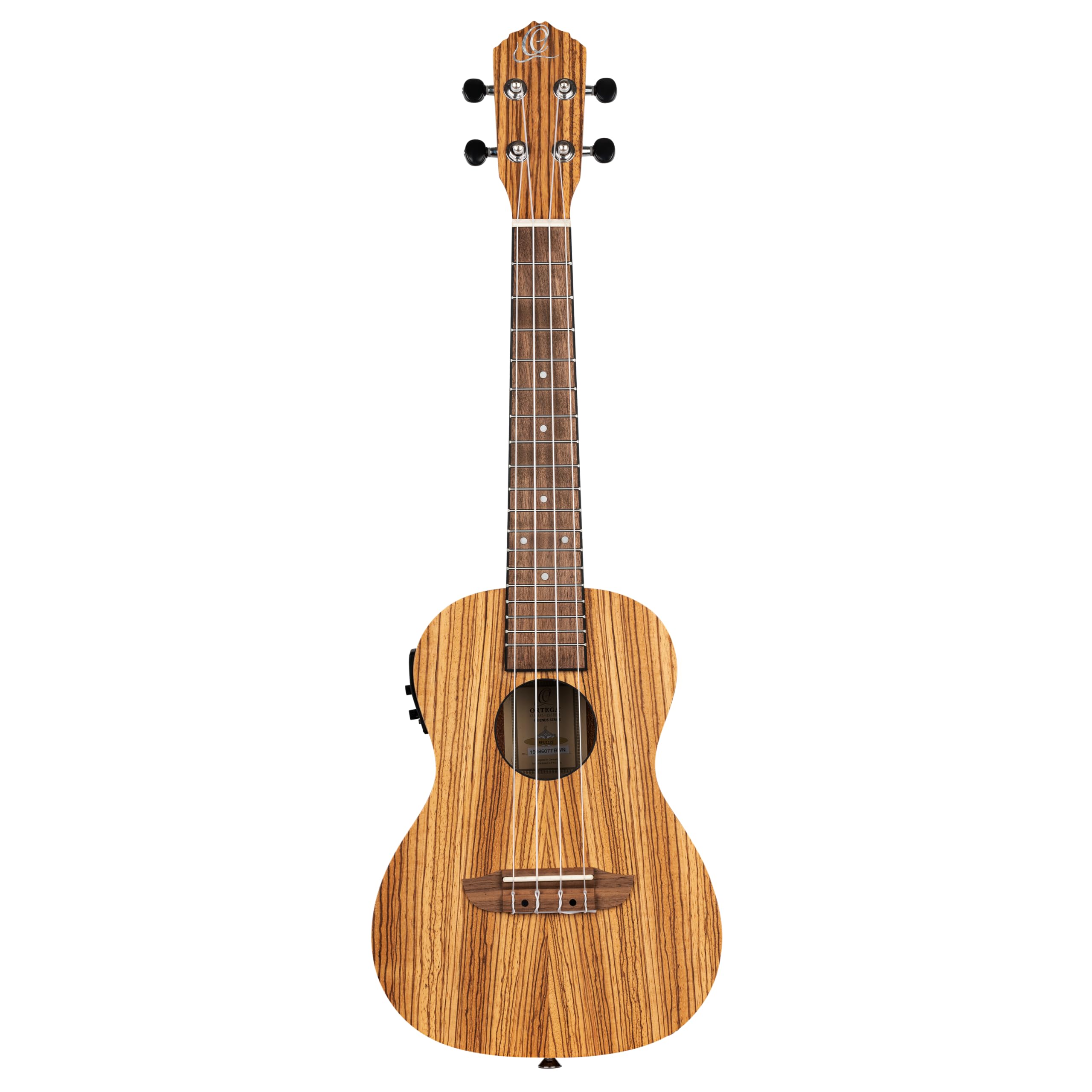 ortega-guitars-rfu11ze-ukulele-concerto-elettrificato-zebrawood-con-borsa image 2
