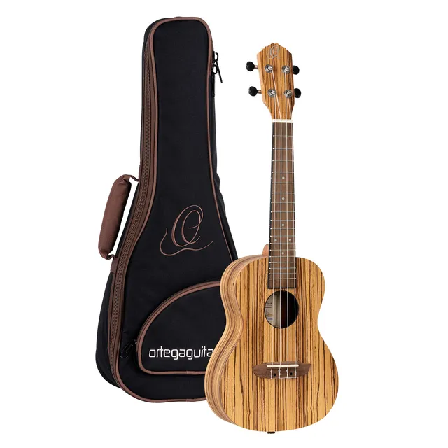 ortega-guitars-rfu11z-ukulele-concerto-zebrawood-naturale image 1