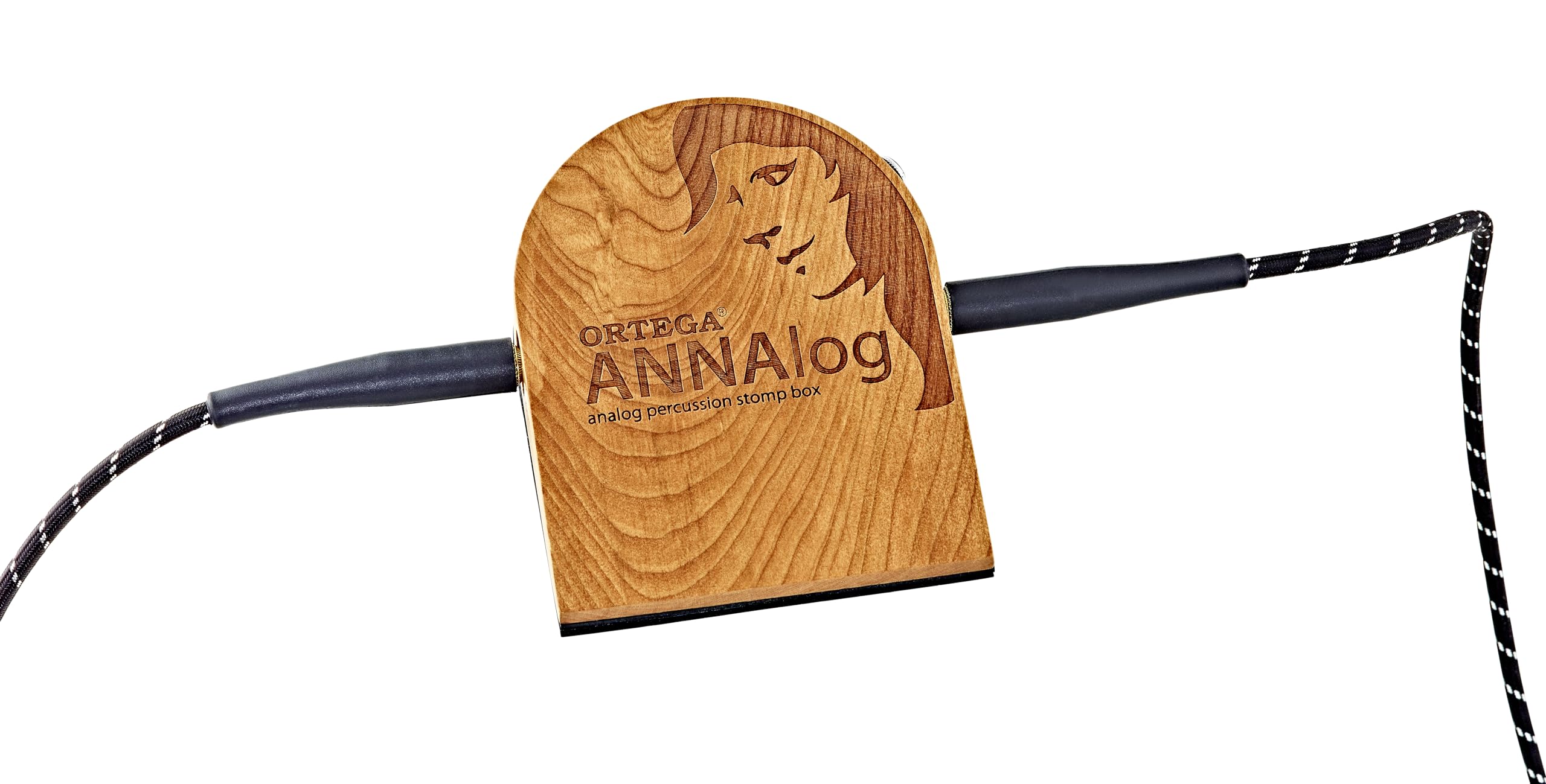 ortega-guitars-annalog-stomp-box-pedale-percussivo-in-legno-di-ciliegio image 2