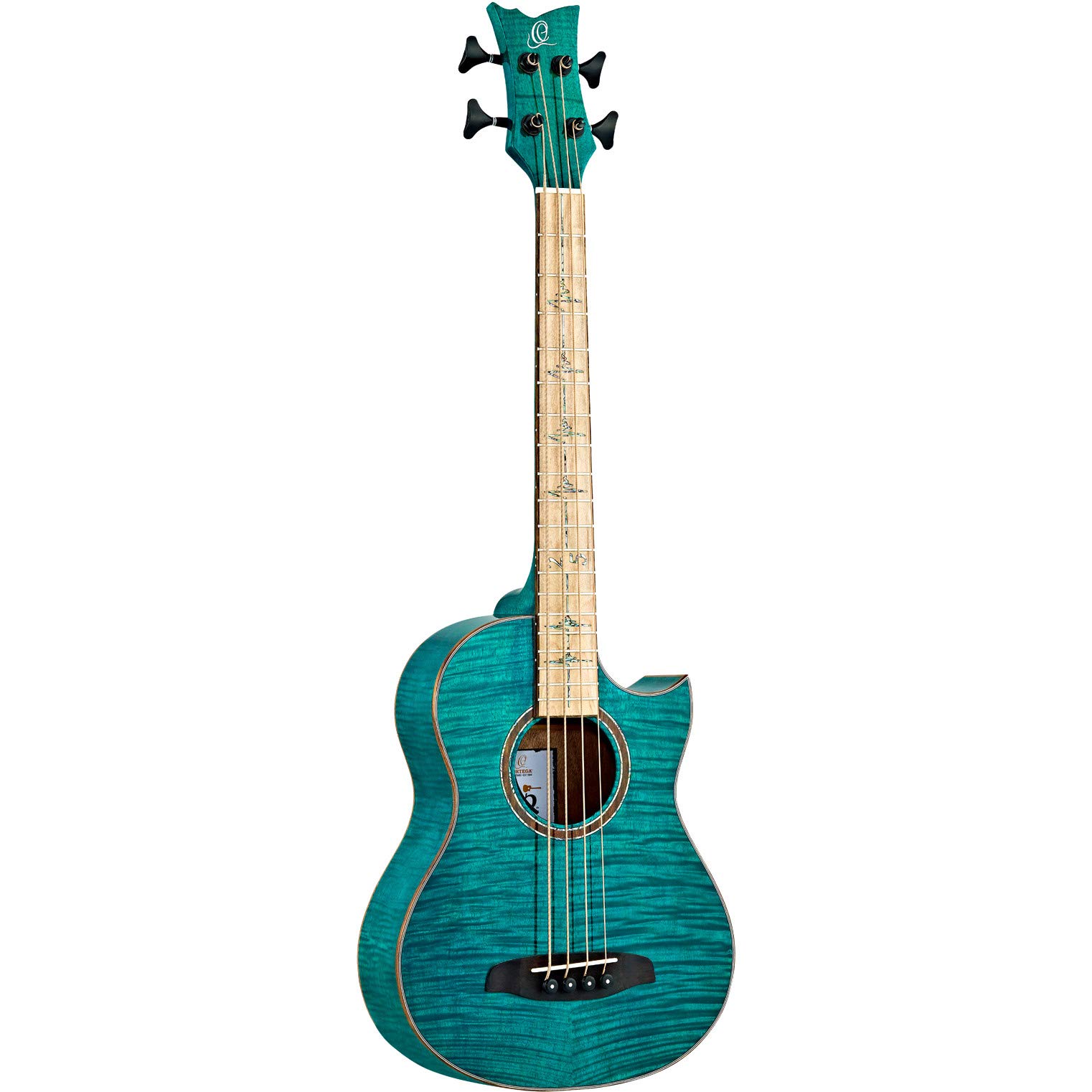 ortega-guitars-basso-acustico-4-corde-limited-25th-anniversary-blu-lucido image 1