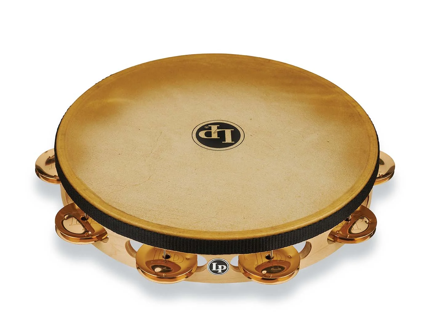 latin-percussion-pro-tambourine-10-bronzo-singola-fila image 2