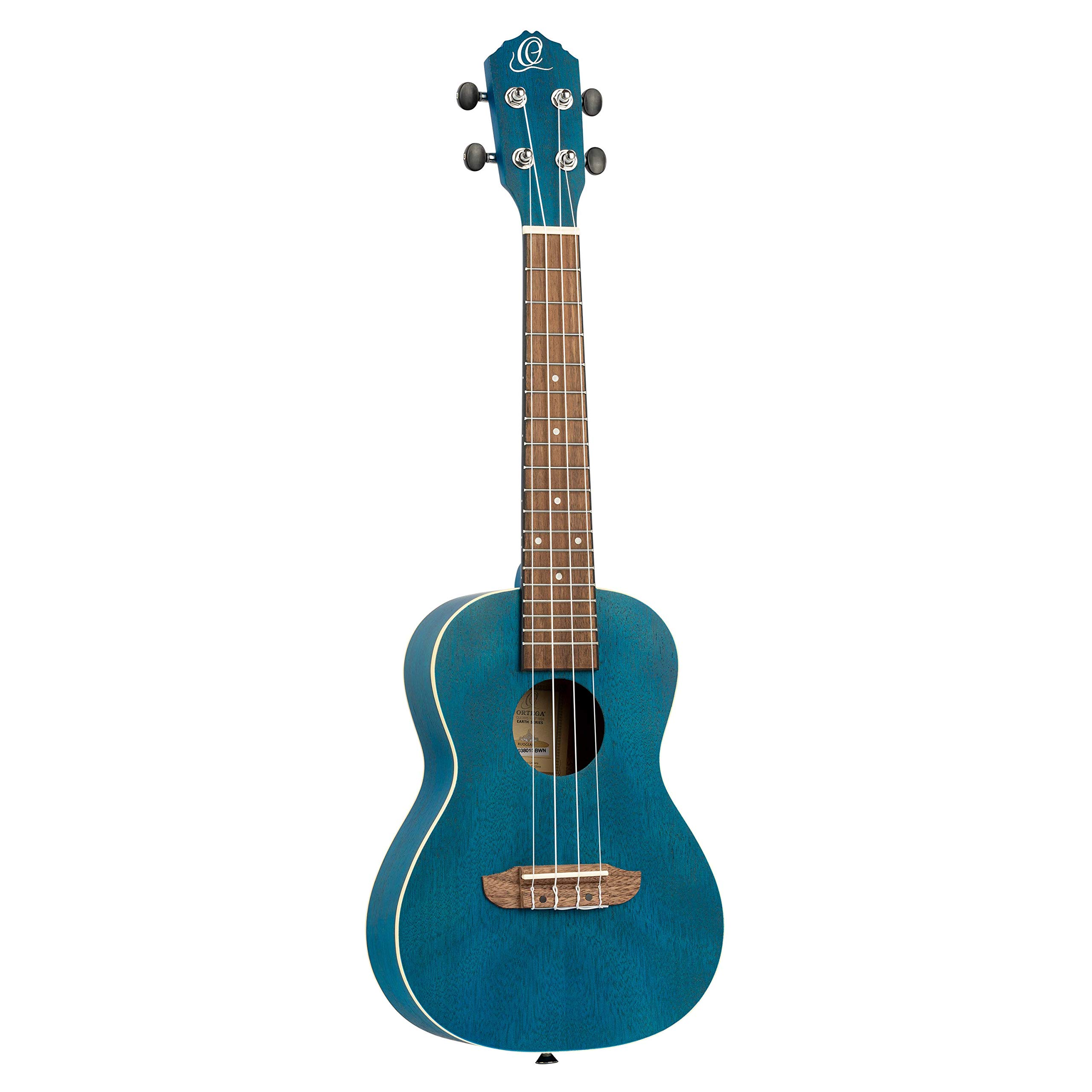 ortega-guitars-ruocean-ukulele-concerto-acustico-okoume-blu-scuro-earth-series image 1