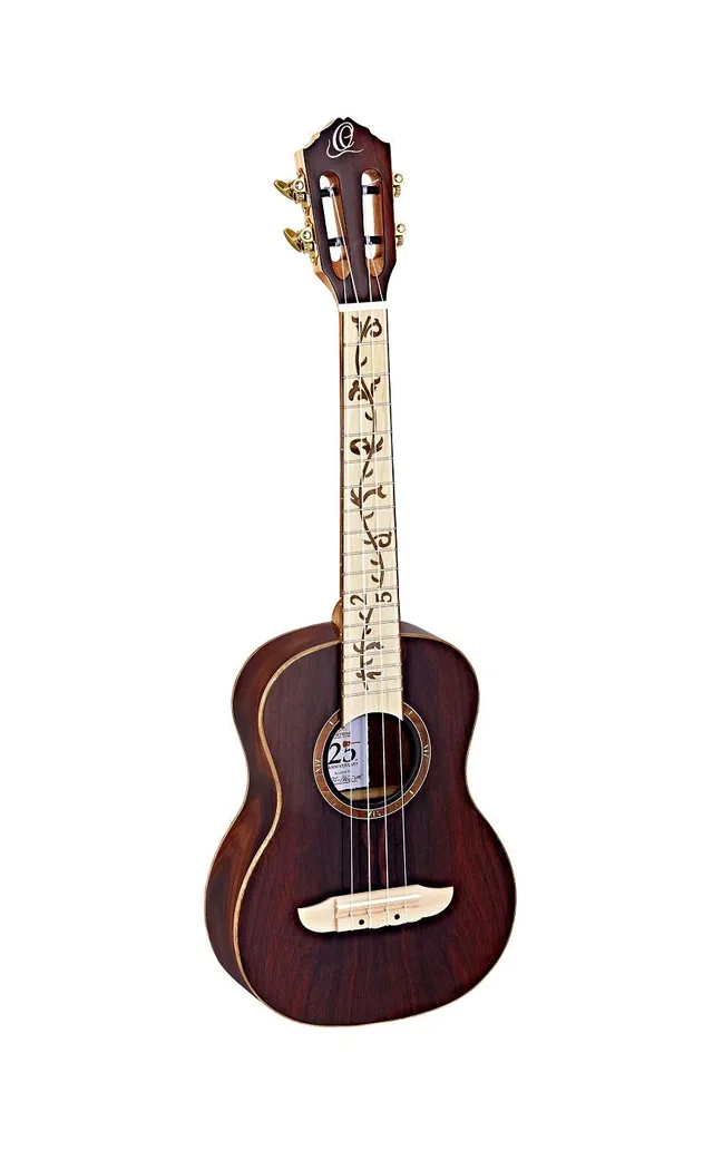 ortega-guitars-ru25th-te-ukulele-tenore-elettro-acustico-ziricote-25-anniversari image 1