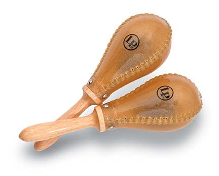 latin-percussion-salsa-rawhide-maracas-natural image 1