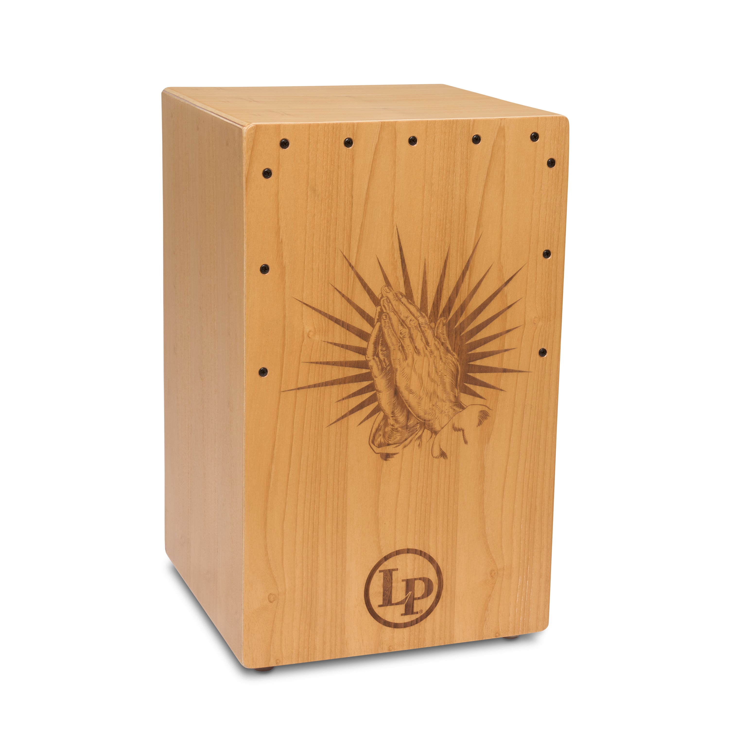 latin-percussion-cajon-praise-praying-hands-white-nema image 1