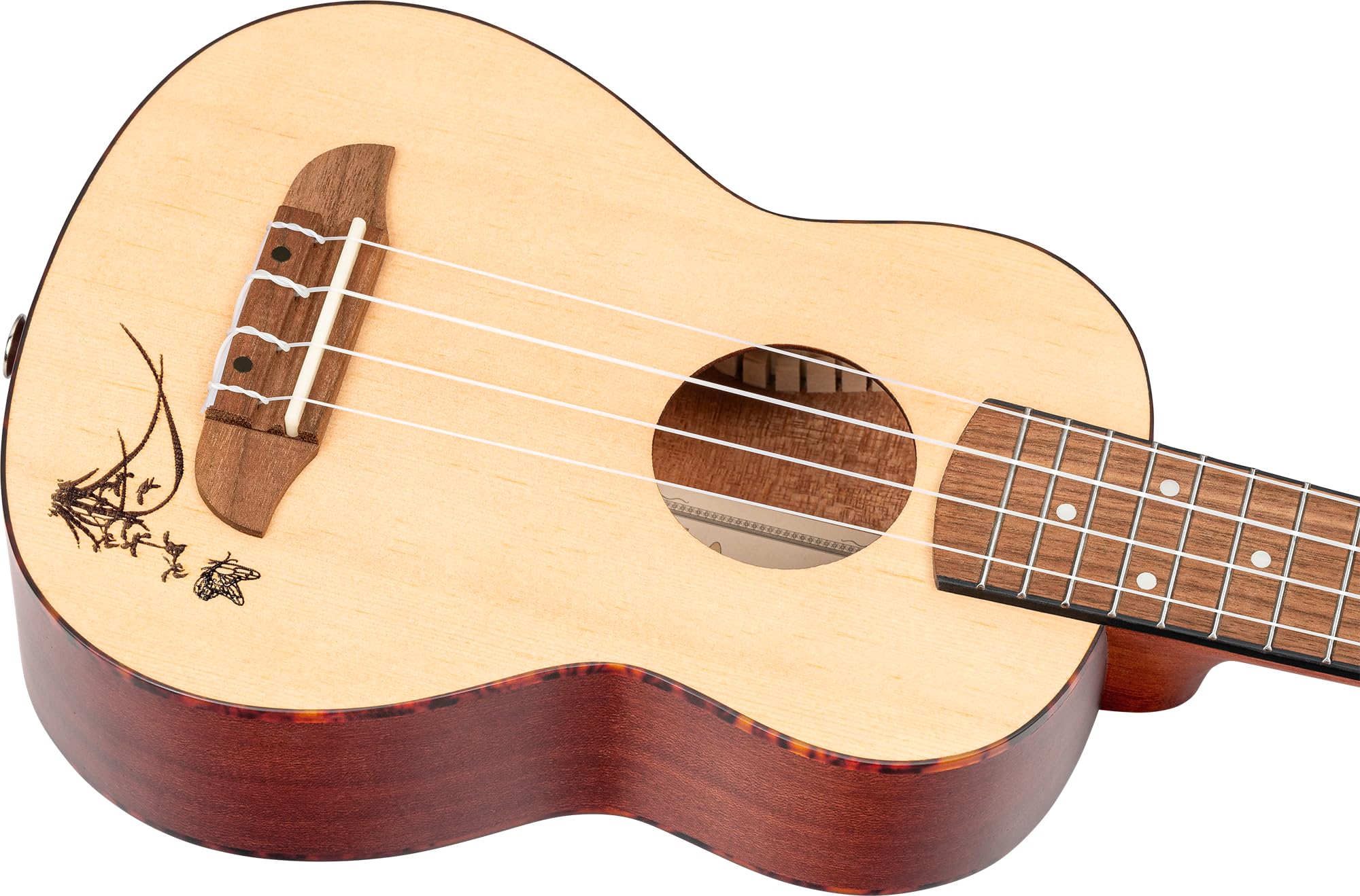 ortega-guitars-ru5-so-ukulele-soprano-acustico-bonfire-series-natural image 3