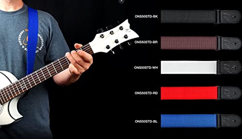 ortega-guitars-nylon-straps-series-ons50std-rd-tracolla-nylon-chitarra-rosso image 5