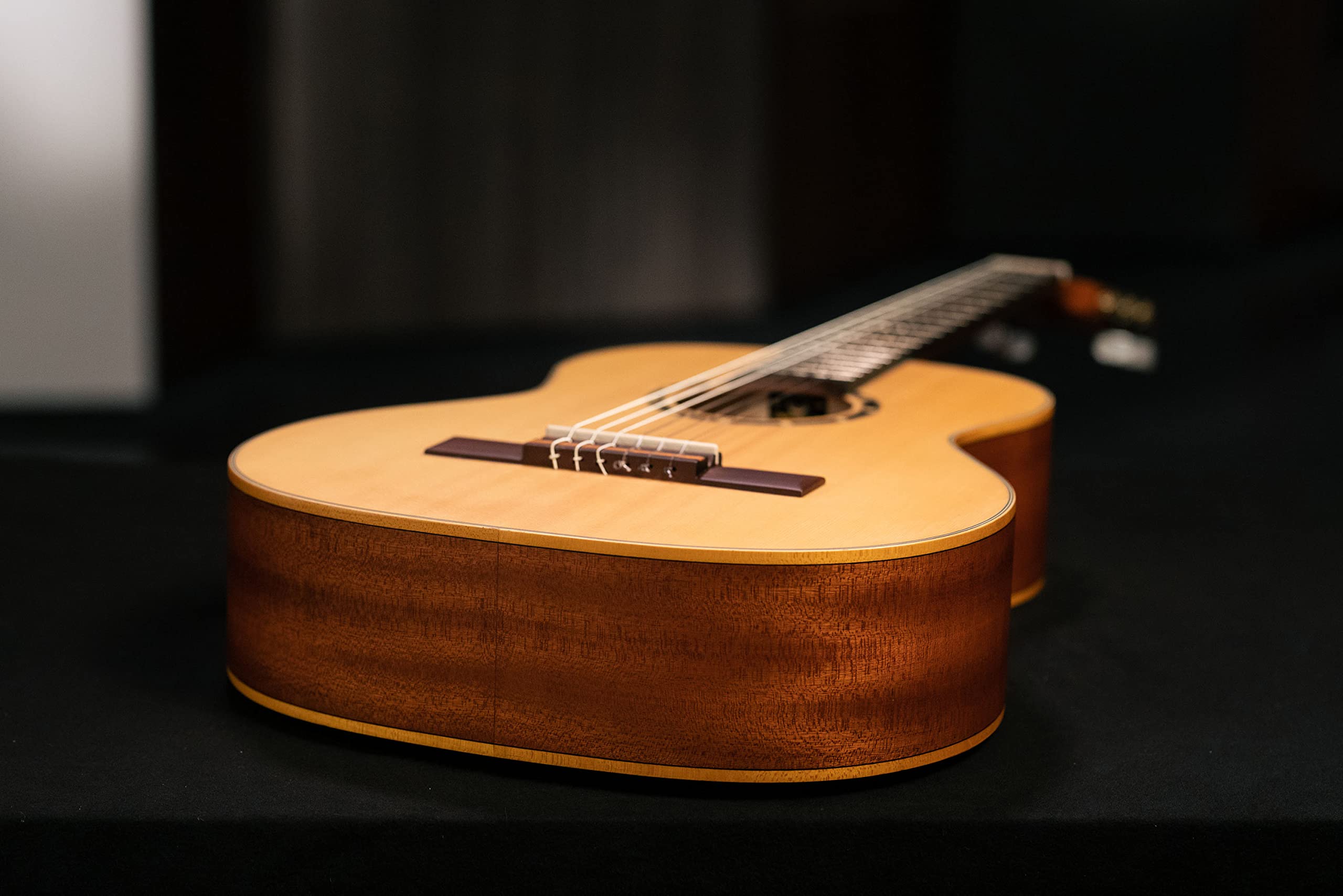 ortega-guitars-r121-3-4-chitarra-classica-3-4-mogano-abete-con-gig-bag image 8